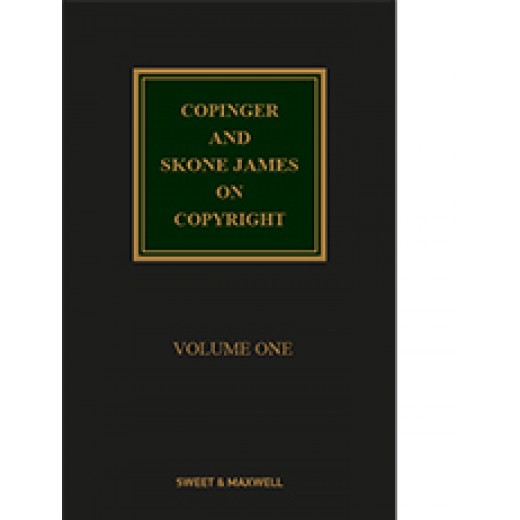Copinger and Skone James on Copyright 18th ed with 1st Supplement